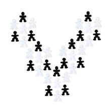 Load image into Gallery viewer, Black &amp; White set (40 pcs)