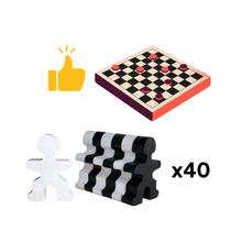 Load image into Gallery viewer, Black &amp; White set (40 pcs)