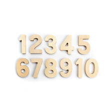 Load image into Gallery viewer, Flockmen Wooden Numbers (1-10)